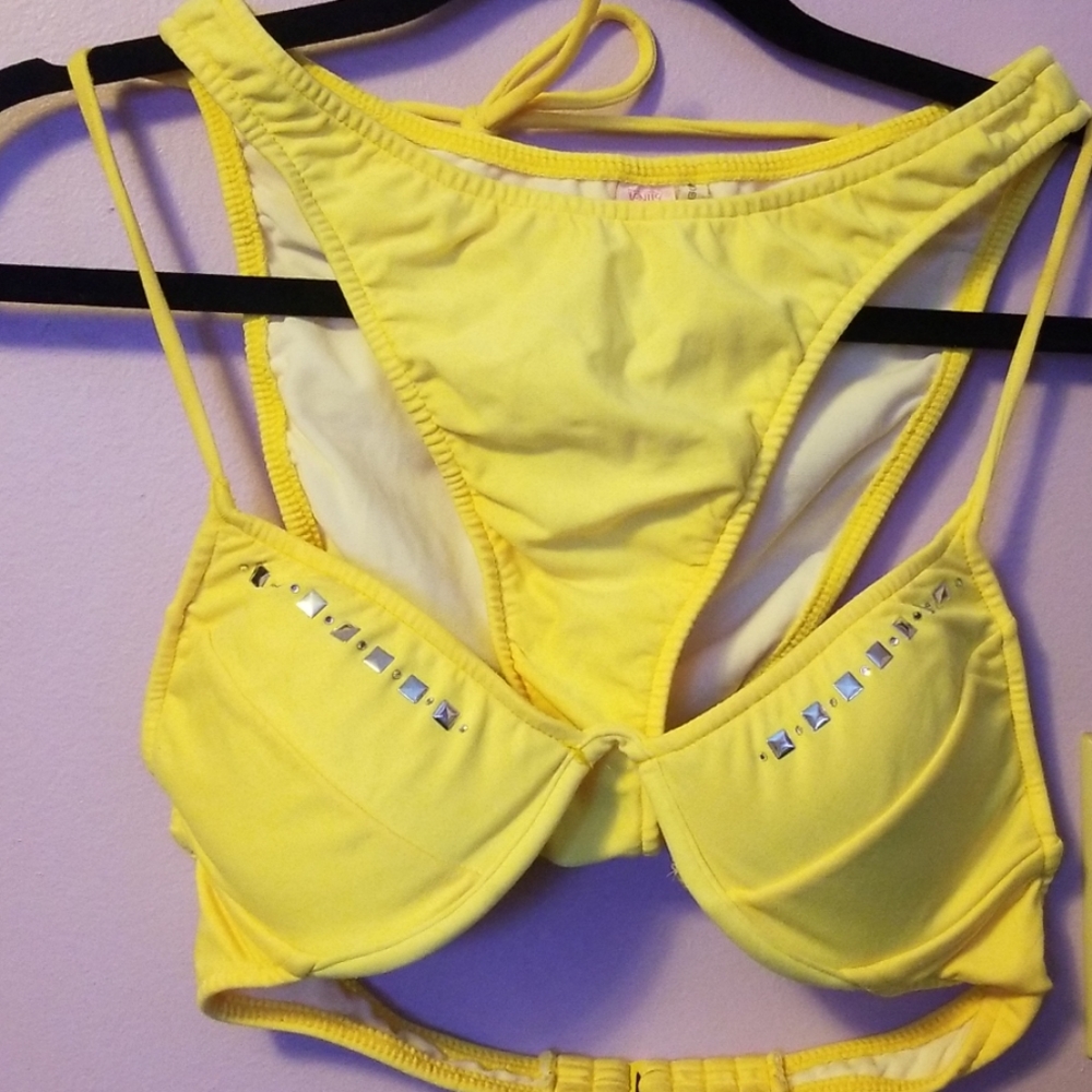 Venus Bathing Suit Bikini Yellow NWOT